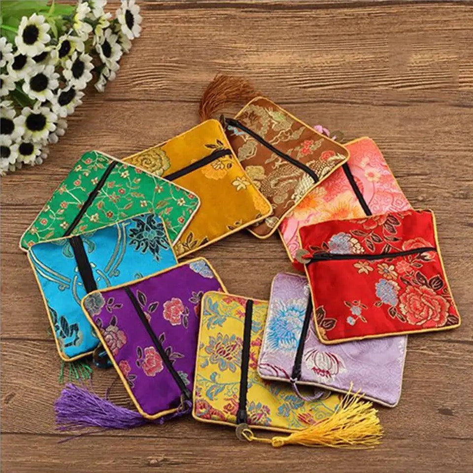 SilkBrocade Pouch